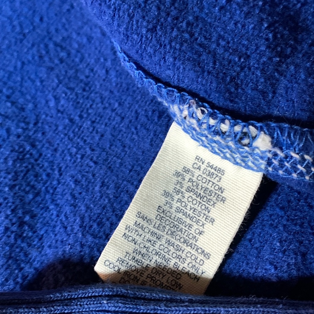 AMERICAN EAGLE OUTFITTERS-blue EAGLE FLEECE long sleeve full-zip sweatshirt - Picture 10 of 10